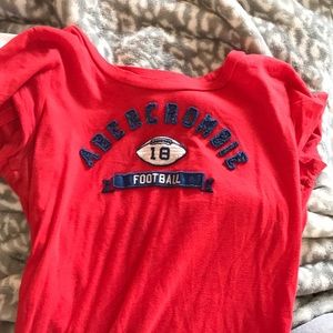 Abercrombie football tshirt